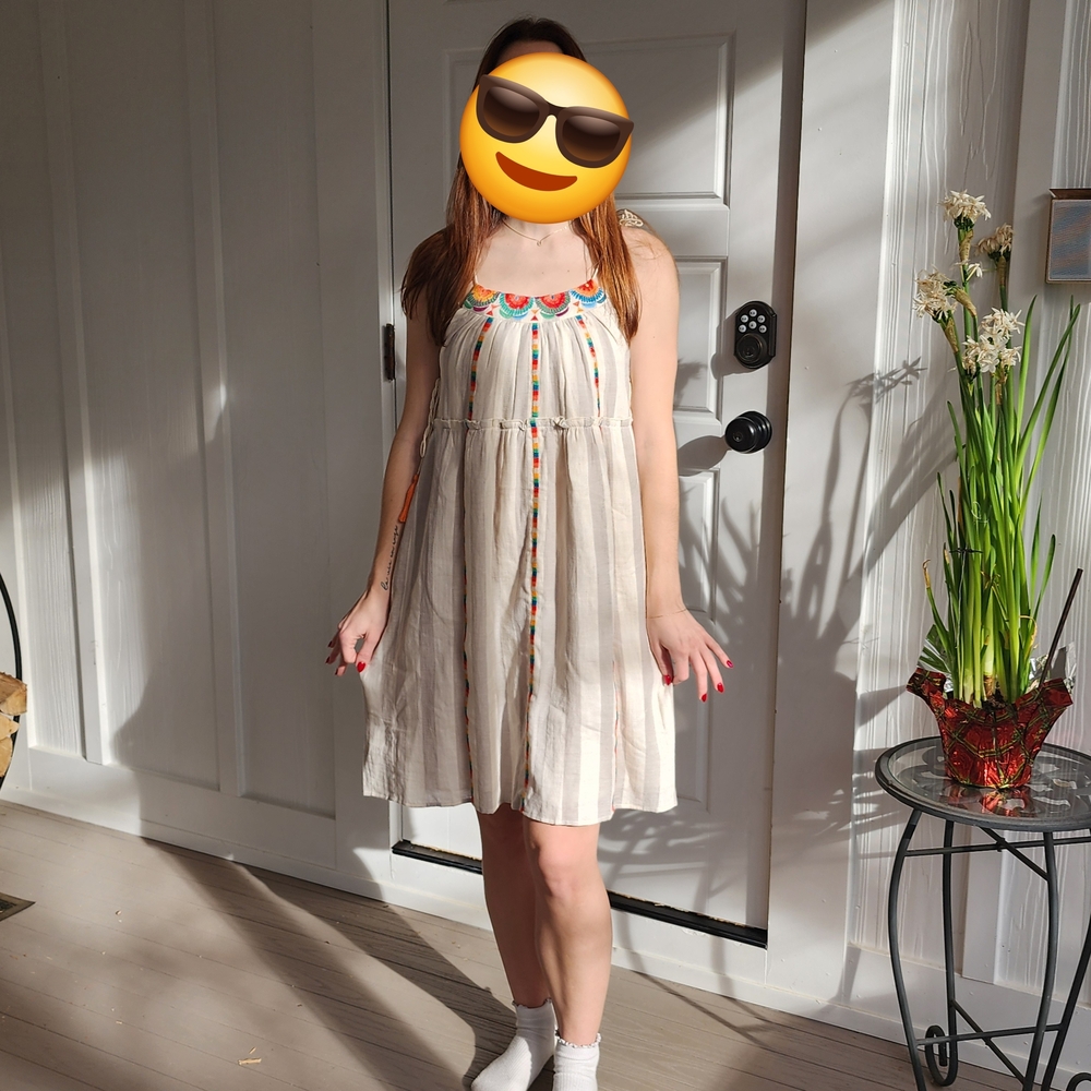 Colorful Embroidered Sundress